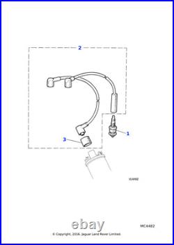 Jaguar Genuine High Tension Lead Kit Cable Wire Wiring Harness Connector JLM726