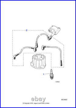 Jaguar Genuine High Tension Lead Kit Cable Wire Wiring Harness Loom jlm11016