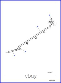 Jaguar Genuine Link Lead Cable Wire Wiring Harness Loom Connector JD61165