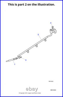 Jaguar Genuine Link Lead Cable Wire Wiring Harness Loom Connector JD61165 Jaguar Genuine Link Lead Cable Wire Wiring Harness Loom Connector JD61165