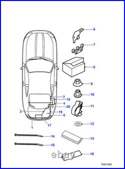 Jaguar Genuine Link Lead Cable Wire Wiring Harness Loom Connector LJE3075BA