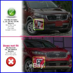 LED Foglights with Wire Harness Switch For Kia Sorento 2019+ 4 Eyes Fog Light