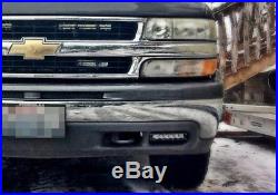 LED Light Bar with Foglamp Location Bracket Wiring For Chevy 1500 2500 3500 Tahoe