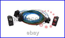 Land Rover Defender OEM heated seat loom harness wiring Carling Contura switches