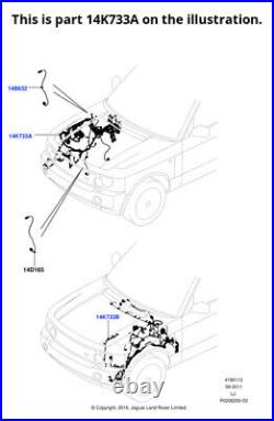 Land Rover Genuine Wire Wiring Harness Fits Range Rover 2010-2012 LR031012 Land Rover Genuine Wire Wiring Harness Fits Range Rover 2010-2012 LR031012