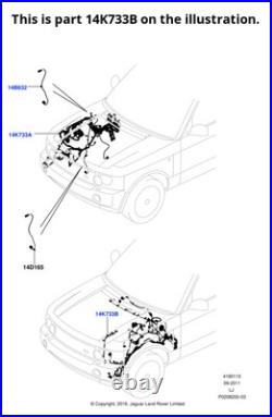 Land Rover Genuine Wire Wiring Harness Fits Range Rover 2010-2012 LR031189