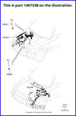 Land Rover Genuine Wire Wiring Harness Fits Range Rover 2010-2012 LR031196