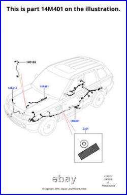 Land Rover Genuine Wire Wiring Harness Fits Range Rover Sport 2010-2013 LR016102