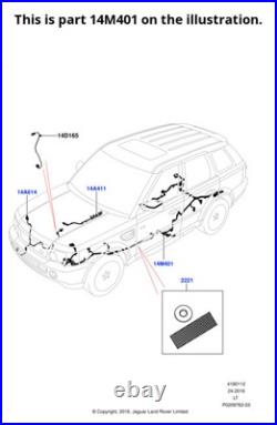 Land Rover Genuine Wire Wiring Harness Fits Range Rover Sport 2010-2013 LR030513 Land Rover Genuine Wire Wiring Harness Fits Range Rover Sport 2010-2013 LR030513