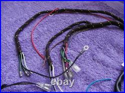 MAIN WIRING Harness TRUMPH 3TA 5TA 1954-57 new cloth braided loom England made