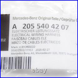 MB C W205 Front Bumper PDC Wiring Harness A2055404207 NEW GENUINE