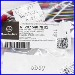 MERCEDES-BENZ E Coupe C207 Trunk Lid Wiring Harness A2075407832 NEW