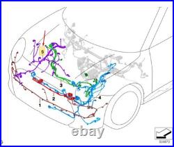 MINI COOPER J01 Front Right Repair Wiring Harness 61115B6D588 NEW
