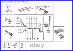 Mercedes 1295407105 Engine Wiring Harness (Exchange) R129 SL 600