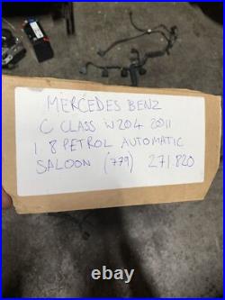 Mercedes W204 2011 271.820 Engine Wiring Harness Wire Harness A2711508833