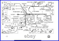 Moto Guzzi Stelvio 1200 08-16 Wire harness Wiring Harness 978448 E3609