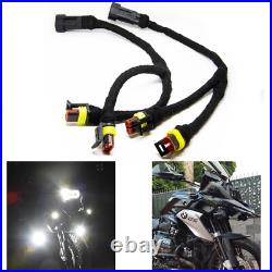 Motorcycle wiring harness additional headlight splitter 4 plug&play SMARTBOMB Motorcycle wiring harness additional headlight splitter 4 plug&play SMARTBOMB