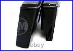 Mutazu CVO 2 in 1 Cut Out Stretched Extended Rear Fender with saddlebags set 14-20