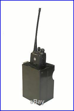 NASCAR Race Car Wire Harness for MOTOROLA + Velcro Mount PTT Switch + Radio Box