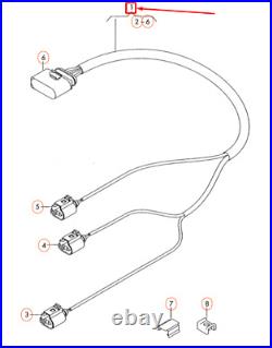 New Audi A4 B7 Front Frame Wire Wiring Harness 8e0971073k Genuine