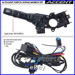 New Fog Light Lamp Complete Kit, Wiring Harness OEM for 2012-2013 Hyundai Accent