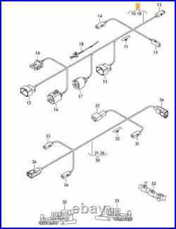 New Genuine Vw Passat CC 2012-2016 Rear Trunk Boot Wiring Harness Lhd 3c8971182g