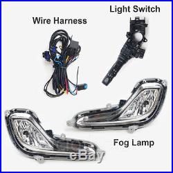 New OEM Fog Light Lamp Complete Kit, Wiring Harness for Hyundai Accent 2012-2013