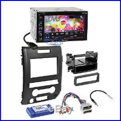 Pioneer Touchscreen DVD USB Stereo Dash Kit Wire Harness for 2009-12 Ford F-150