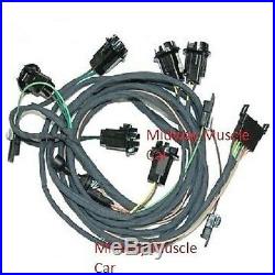 Rear body tail light wiring harness 66 Pontiac GTO 1966 coupe & post