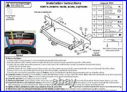 Reese Trailer Tow Hitch For 14-20 Dodge Durango with Wiring Harness Kit