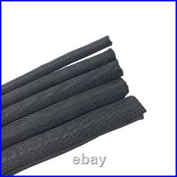 Self Closing Braided Cable Sleeving Black 5mm-60mm Wire Harness, Auto, Sheathing