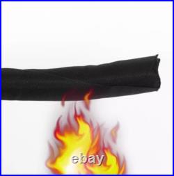Self Closing Braided Cable Sleeving Black 5mm-60mm Wire Harness, Auto, Sheathing