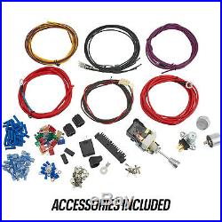 Speedway 22 Circuit Universal Street Rod Wiring Harness with Detailed Instructions