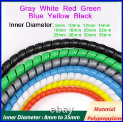 Spiral Wrap Sleeving Wire Harness Loom Protection Oil and Water Pipe Wrap Sleeve
