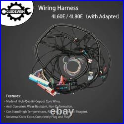 Standalone Wiring Harness, 4L60E DBC, Red/Blue PCM, Compatible with 1997-2006