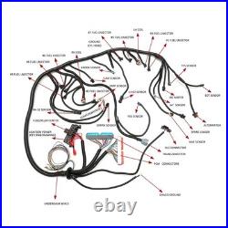 Standalone Wiring Harness, 4L60E DBC, Red/Blue PCM, Compatible with 1997-2006