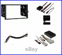 Stereo Radio Double Din Dash Kit with Bose & Onstar Wiring Harness Interface SWC