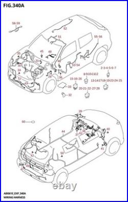 Suzuki Genuine Sub Door Wire E Vitara Electrical Wiring Harness 36757M58UB0-000