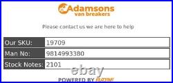Toyota Proace 1.6 Mk3 Engine Wiring Harness Loom 2018-2023 9814993380