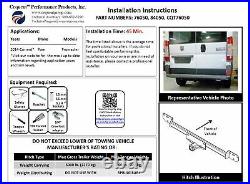 Trailer Tow Hitch For 14-20 RAM ProMaster 1500 2500 3500 with Wiring Harness Kit
