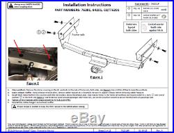 Trailer Tow Hitch For 19-20 Toyota RAV4 All Styles Receiver & Wiring Harness Kit