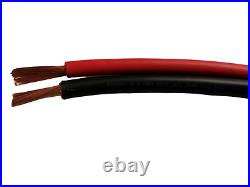 Tri rated 16mm 110 Amp Battery welding Cable Wire Red&Black Free Copper Lugs