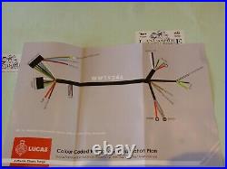 Triumph T20b Bantam Cub 1967 Lucas Main Wiring Harness Loom'new