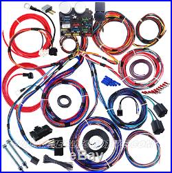 Universal 12-circuit Full Car Wire Harness Hot Rod Gm Holden Chev Ford Willys