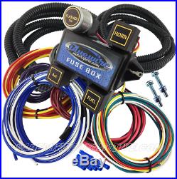 Universal 12-circuit Short Wiring Harness Fuse Block Hot Rod Gm Holden Chev Ford