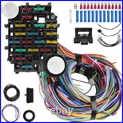 Universal 21 Circuit Wiring Harness Kit, Universal Extra Long Wire 21 Circuit
