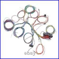 Universal 22 Circuit Wiring Harness Kit With Fuse And Installation Instructions