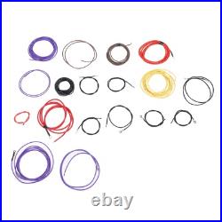 Universal 22 Circuit Wiring Harness Kit With Fuse And Installation Instructions