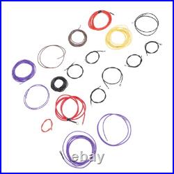 Universal 22 Circuit Wiring Harness Kit With Fuse And Installation Instructions