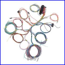 Universal 22 Circuit Wiring Harness Kit With Fuse And Installation Instructions